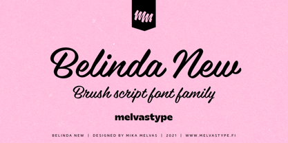 Belinda New Font Poster 1