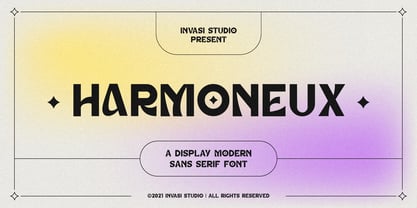 Harmoneux Font Poster 1