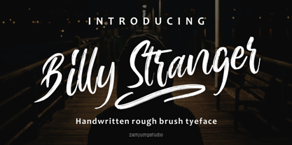 Billy Stranger Font Poster 1
