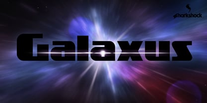 Galaxus Font Poster 1
