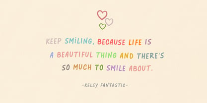 Kelsy Fantastic Font Poster 6