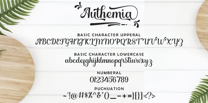 Authemia Font Poster 5