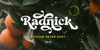 Radnick Font Poster 1
