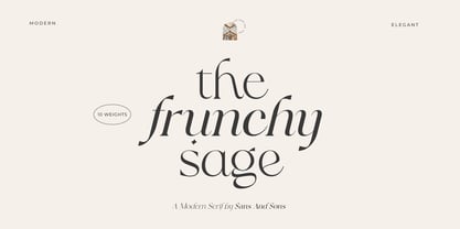 Frunchy Sage Font Poster 1