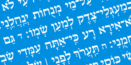 Hebrew Moses Std VF Font Poster 2
