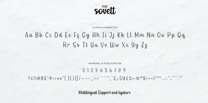 Sovett Font Poster 10