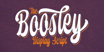 Boosley Font Poster 1
