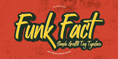 Funk Fact Font Poster 1