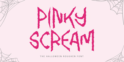 Pinky Scream Fuente Póster 1