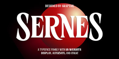 Sernes Font Poster 1