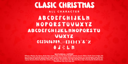 Classic Christmas Font Poster 8