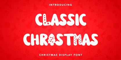Classic Christmas Font Poster 1