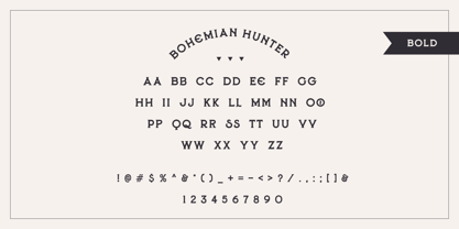 Bohemian Hunter Font Poster 6