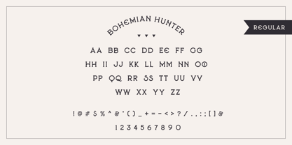 Bohemian Hunter Font Poster 5