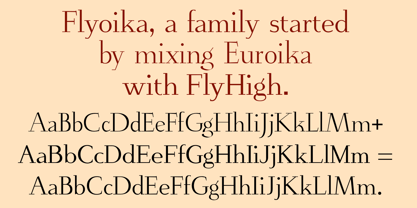 Flyoika Font Poster 5