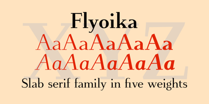 Flyoika Font Poster 1