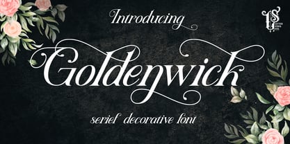 Goldenwick Font Poster 1