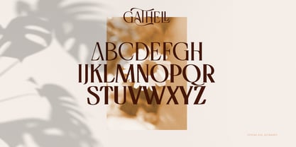 Gathell Font Poster 2