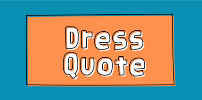 Dress Quote Font Poster 1