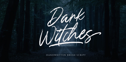 Dark Witches Font Poster 1