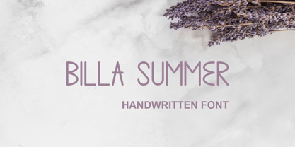 Billa Summer Fuente Póster 1