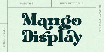 Mango Display Font Poster 10