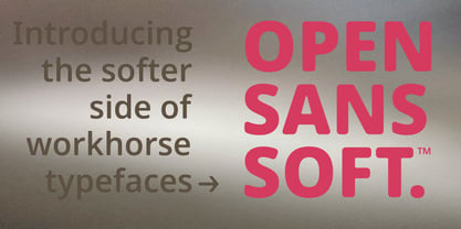 Open Sans Soft Font Poster 1