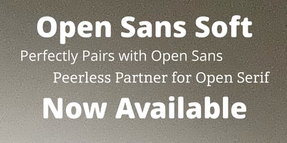 Open Sans Soft Font Poster 7