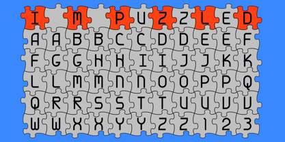 IMPuzzled Font Poster 5