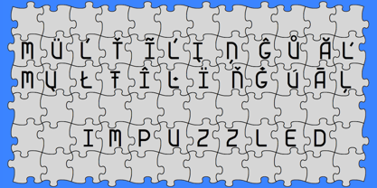 IMPuzzled Font Poster 6