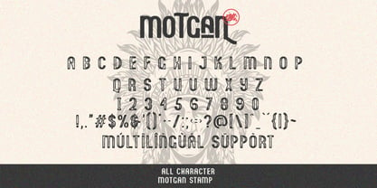 Motgan Font Poster 9