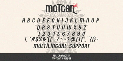 Motgan Font Poster 12