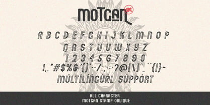 Motgan Font Poster 10