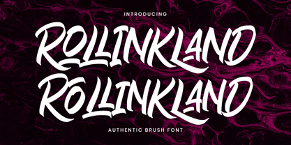 Rollinkland Font Poster 1