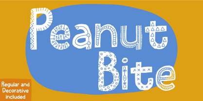 Peanut Bite Font Poster 1