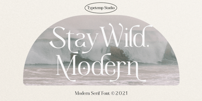Staywild Modern Font Poster 1
