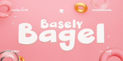 Basely Bagel Font Poster 1
