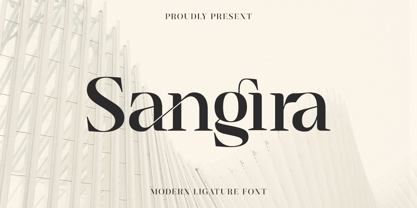 Sangira Font Poster 1