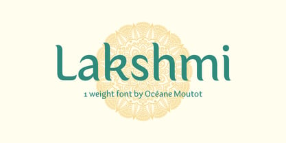 Lakshmi Font Poster 1