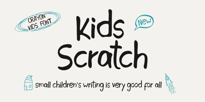 Kids Scratch Font Poster 1