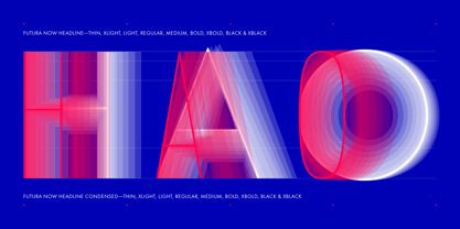 Futura Now Font Poster 7