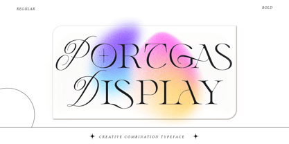 Portgas Display Font Poster 1