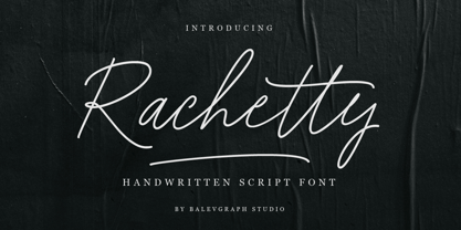 Rachetty Font Poster 1