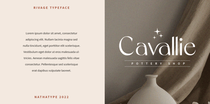 Rivage Font Poster 7