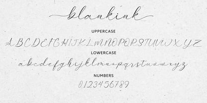 Blackink Font Poster 8
