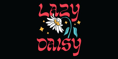 Lazy Daisy Font Poster 1