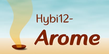 Hybi12 Arome Font Poster 1