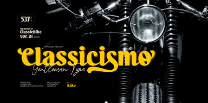 Classicismo Font Poster 1