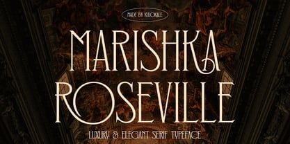 Marishka Roseville Font Poster 1