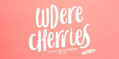 LD Cherries Font Poster 1